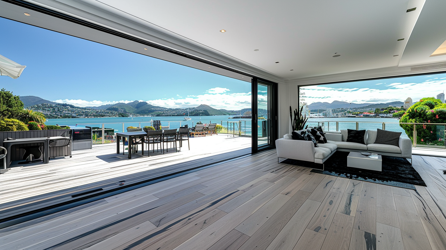 Tilt and turn sliding uPVC door offering flexible ventilation and full access in a Wellington home