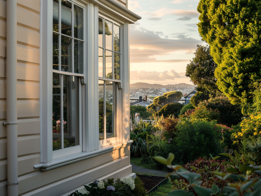 Mount Victoria villa with period-style uPVC windows and colonial bars