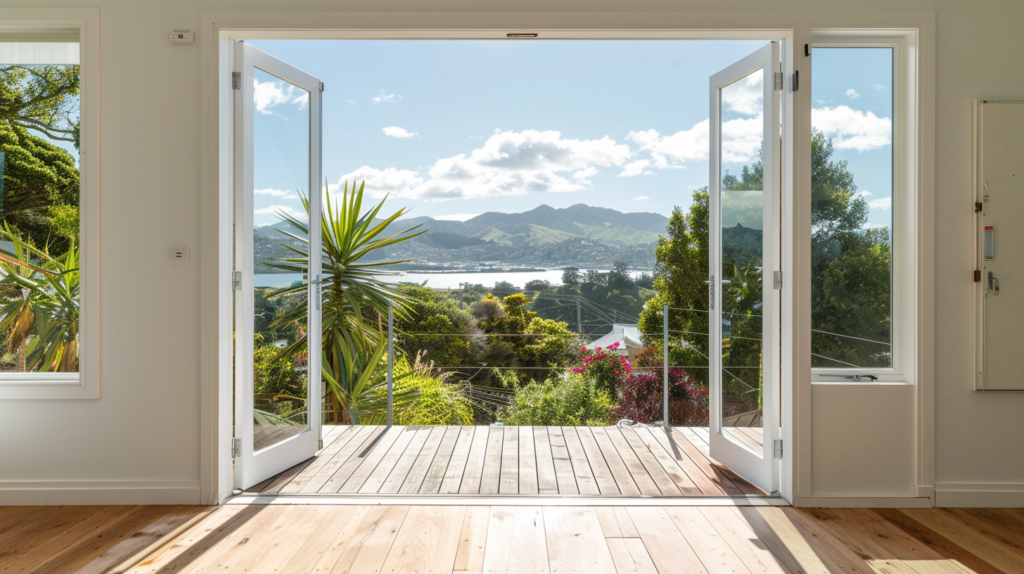 BRANZ-approved uPVC door system installed by local Wellington installers