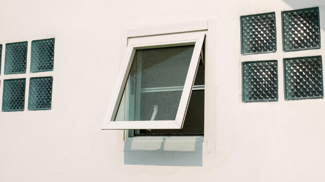 Awning uPVC windows installed in modern New Zealand home