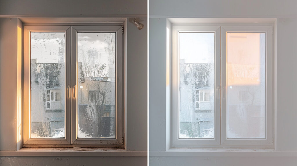 Condensation-free uPVC windows in a warm Wellington living space