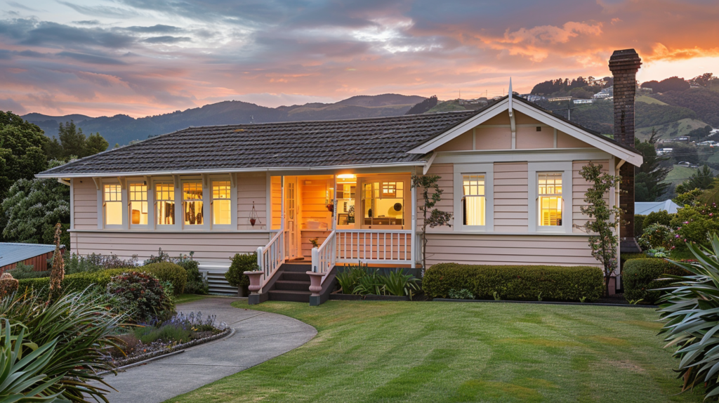 Family home with uPVC windows providing full side house coverage - uPVC Installations Across Wellington