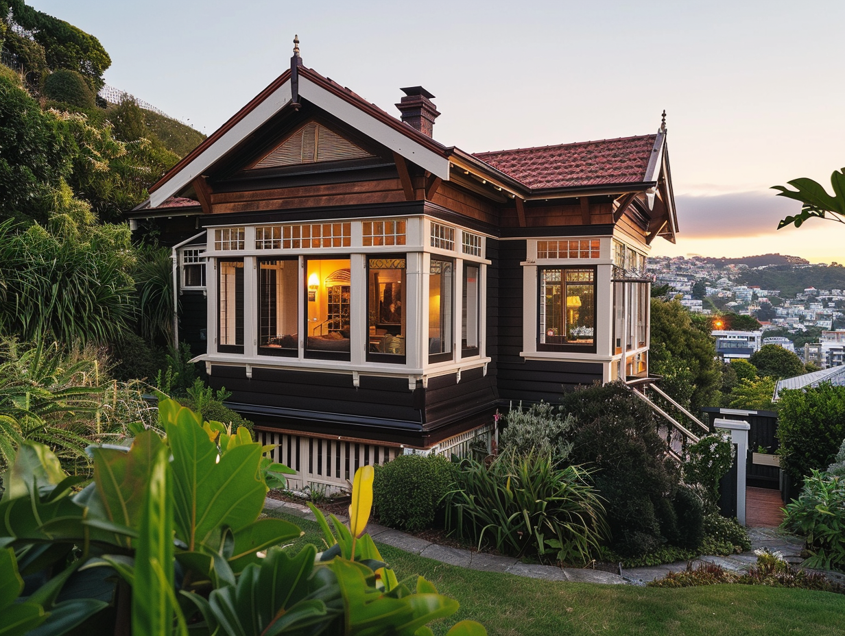 Blue Door uPVC windows installed in a Wellington heritage home with improved insulation - uPVC vs Aluminium in Wellington