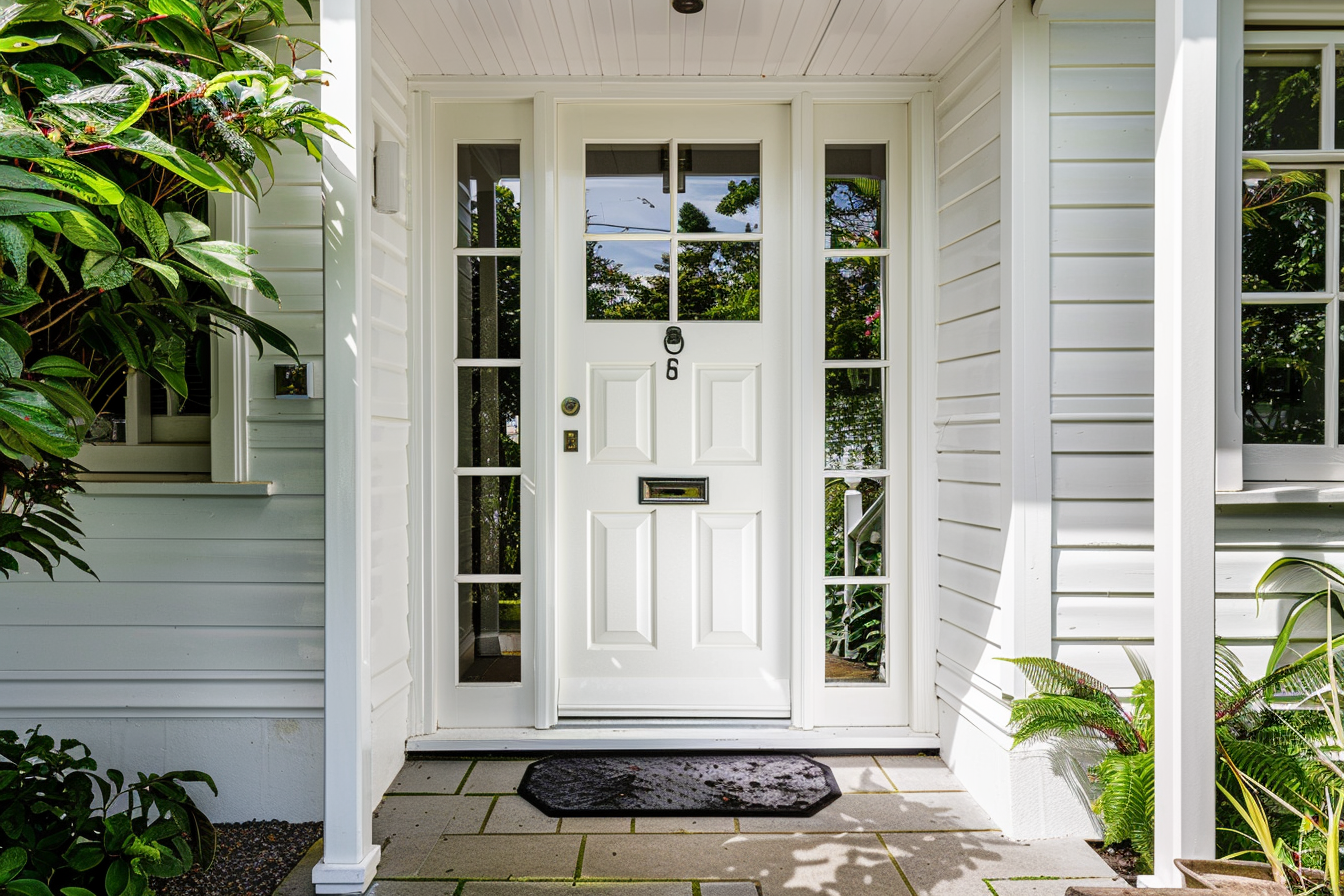 uPVC secure and stylish entrance door installed in a Wellington home