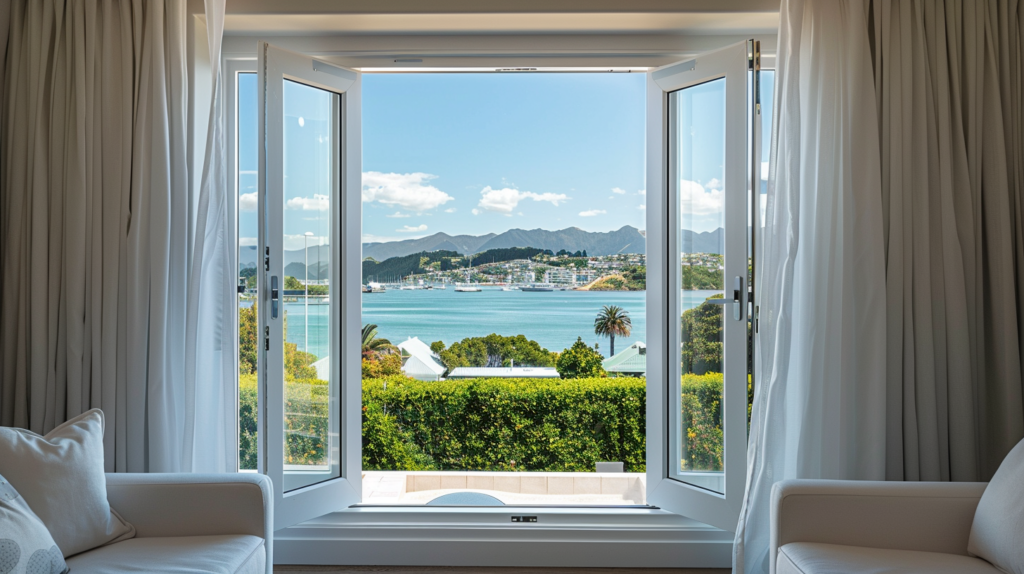Harbour-view home featuring picture uPVC windows - uPVC Installations Across Wellington
